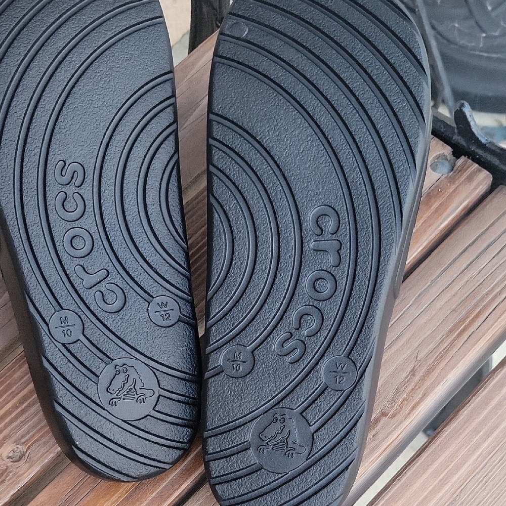 CROCS Unisex Slide Sandals Size 10 - Picture 6 of 7
